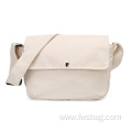 Practical 16oz Canvas Single Shoulder Girls Ladies Casual Messenger Bag